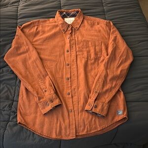Weatherproof Men's Rust Button-Down Shirt